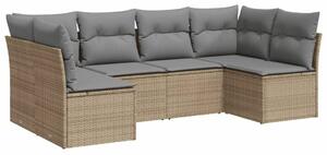 VidaXL Polyrattan Kerti Ülőgarnitúra - 6 Fő