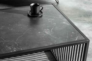 Design dohányzóasztal Haines 100 cm márvány utánzata