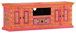 VidaXL Rózsaszín Mangófa TV Szekrény - 110x30x40 cm