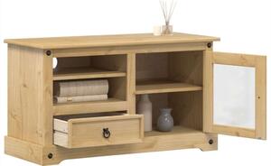 VidaXL Corona Fenyőfa TV-szekrény - 100x45x58 cm