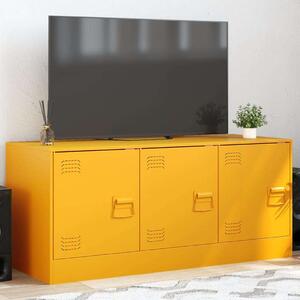 VidaXL Acél TV-szekrény - Mustársárga - 99x39x44 cm