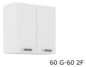 EPSILON 60 G-60 2F kétajtós felső konyhaszekrény, 60x60x31, fehér