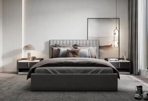 LAPO kárpitozott ágy, 120x200, brooklyn antracit