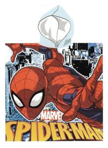 Gyerek poncsó SPIDER MAN kék 55x110cm Setino