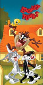 Looney Tunes Tazova Show törölköző, 70 x 140 cm