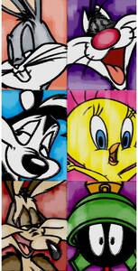 Looney Tunes Thrashsers törölköző, 70 x 140 cm