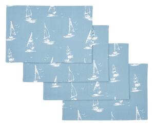 Pamut tányéralátét szett 4 db-os 30x46 cm Salcombe Boats – Catherine Lansfield