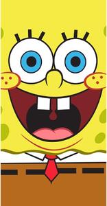 Sponge Bob Face törölköző, 70 x 140 cm