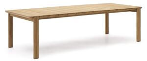 Teakfa kerti étkezőasztal 102x220 cm Icaro – Kave Home