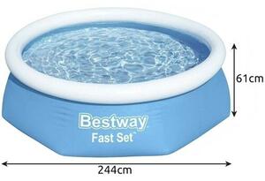 Bestway Fast Set Medence - 244x61 cm - Családi Medence