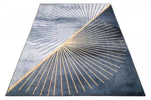 TOSCANA Modern szürke szőnyeg egyszerű mintával Szélesség: 140 cm | Hossz: 200 cm