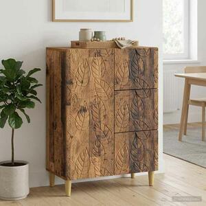 VidaXL Széf Antik Fa 66 x 34,5 x 90 cm Szerelt Fa