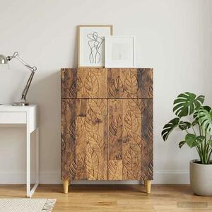 VidaXL Széf Antik Fa 66 x 34,5 x 90 cm Szerelt Fa