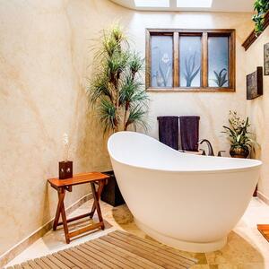 Bambusz fürdőszoba kilépő Rea 40x60 381176A