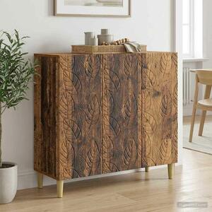 VidaXL Széf Antik Fa 89 x 34,5 x 80 cm Szerelt Fa