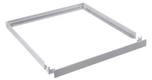 V-TAC mennyezetre szerelhető fehér DIY műanyag LED panel keret 60x60cm - SKU 6627