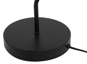 Fekete fém asztali lámpa 56 cm HORTON