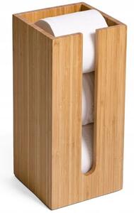 Álló WC papír tartó 390230 bambusz