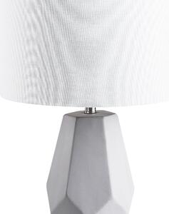 Fehér beton asztali lámpa 66 cm OXLEY