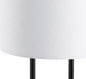 Fehér fém asztali lámpa 60 cm REMUS