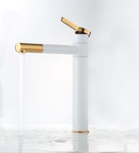Rea SMART White Gold magasított fürdőszobai mosdó csaptelep