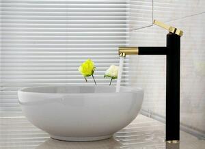 Rea SMART Black Gold magasított fürdőszobai mosdó csaptelep