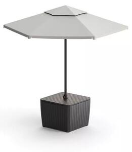 Keter Luzon Deco walnut / grafit kerti asztal