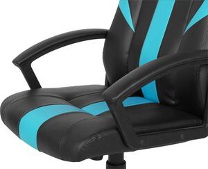 Fekete és kék irodai szék SUCCESS
