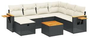 VidaXL Polyrattan Kerti Ülőgarnitúra - 8 részes