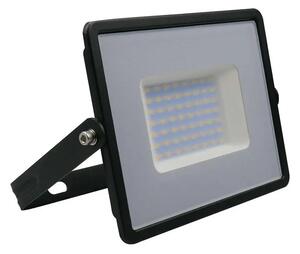 V-TAC E-széria LED reflektor 50W természetes fehér, fekete házzal - SKU 215959