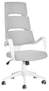Fehér és szürke irodai szék GRANDIOSE