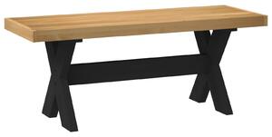 VidaXL Étkező pad NOAIN 120 x 41 x 45 cm Tömör fenyő Természetes
