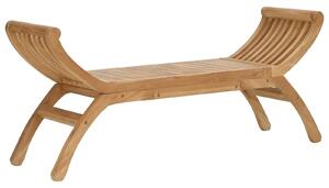 VidaXL Kerti pad 2 -Seater 126 cm Tömör Teakfa Természetes