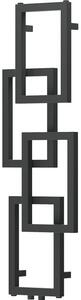 Mexen Grid, dekoratív fürdőszobai radiátor 1115 x 360 mm, 279 W, grafit, W215-1115-360-00-66