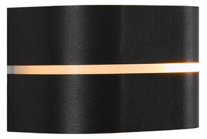 Nordlux modern kültéri fali lámpa sibelis fekete nor2418311003 IP44