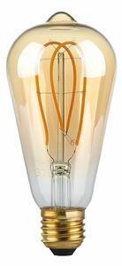 V-TAC 4.8W borostyán E27 filament ST64 LED égő, 1800K - SKU 217220