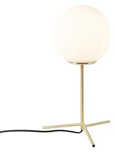 Art deco asztali lámpa sárgaréz opál üveggel 45,5 cm - Pallon