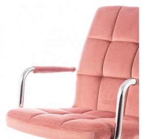 Irodai szék Rose - rózsaszín