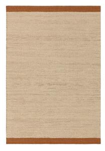 Krémszínű-terrakotta színű kézi szövésű gyapjú szőnyeg 120x170 cm Lima Rust – Asiatic Carpets