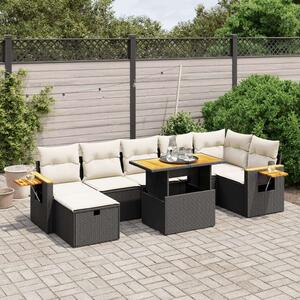 VidaXL Polyrattan Kerti Ülőgarnitúra - 8 részes