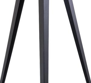 Háromlábú fekete fém állólámpa 156 cm STILETTO