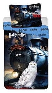 Egyszemélyes pamut gyerek ágyneműhuzat 140x200 cm Harry Potter "Hogwarts Express" – Jerry Fabrics