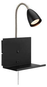 Markslöjd - Cuarto Fali Lámpa Black - Lampemesteren