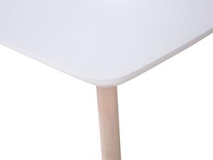 Modern Fehér Étkezőasztal 150 x 90 cm SANTOS