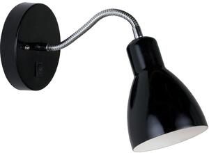 Nordlux modern skandináv fali lámpa cyclone flex fekete nor72991003