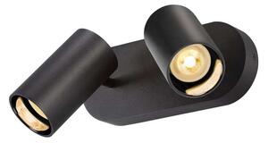 SLV - Asto Tube 2 Mennyezeti Lámpa Black - Lampemesteren