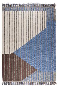 Kék-barna pamut szőnyeg 160x230 cm Hampton – Dutchbone
