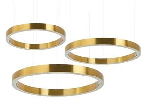 King Home Ring LED Függőlámpa Szett Arany Kaskád