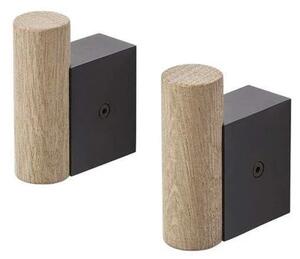 Muuto - Attach Hook Set of 2 Oak/Black - Lampemesteren
