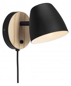 Nordlux modern fali lámpa theo fekete nor2112631003
